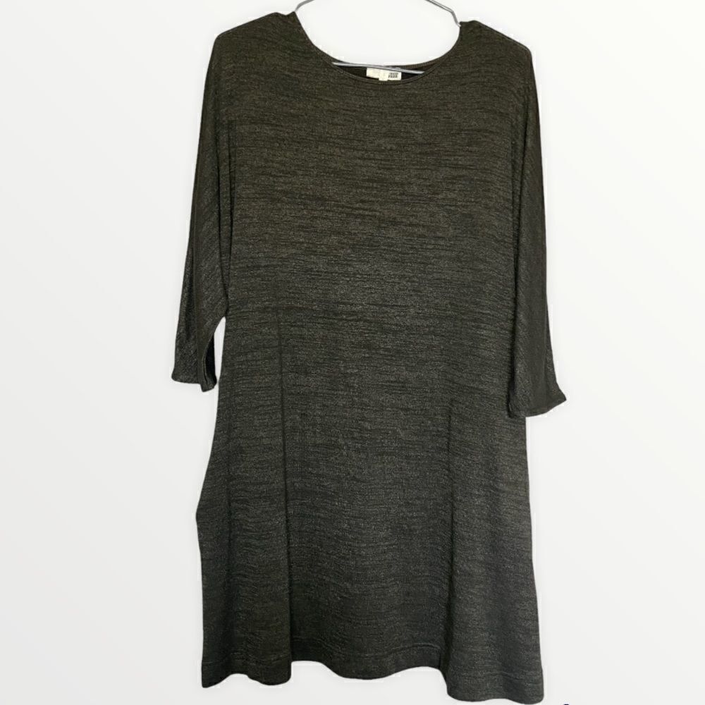 Wilfred Free | Aritzia Green Marled Pocket Dress Size Small